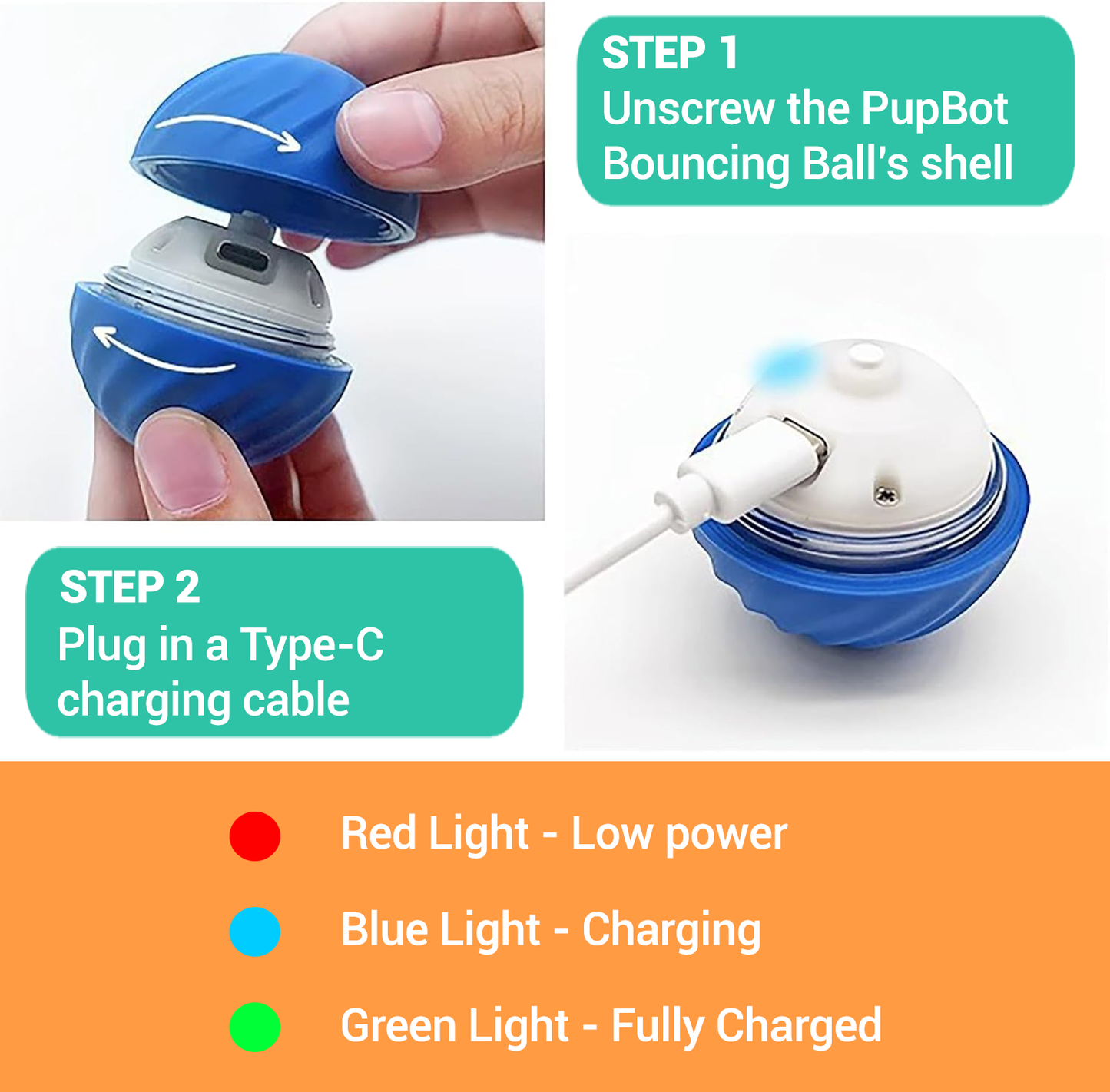 Cuddletail™ Smart Bouncing Ball