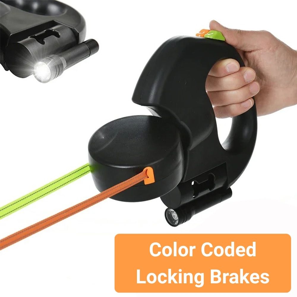 Cuddletail™ Dual Dog Leash