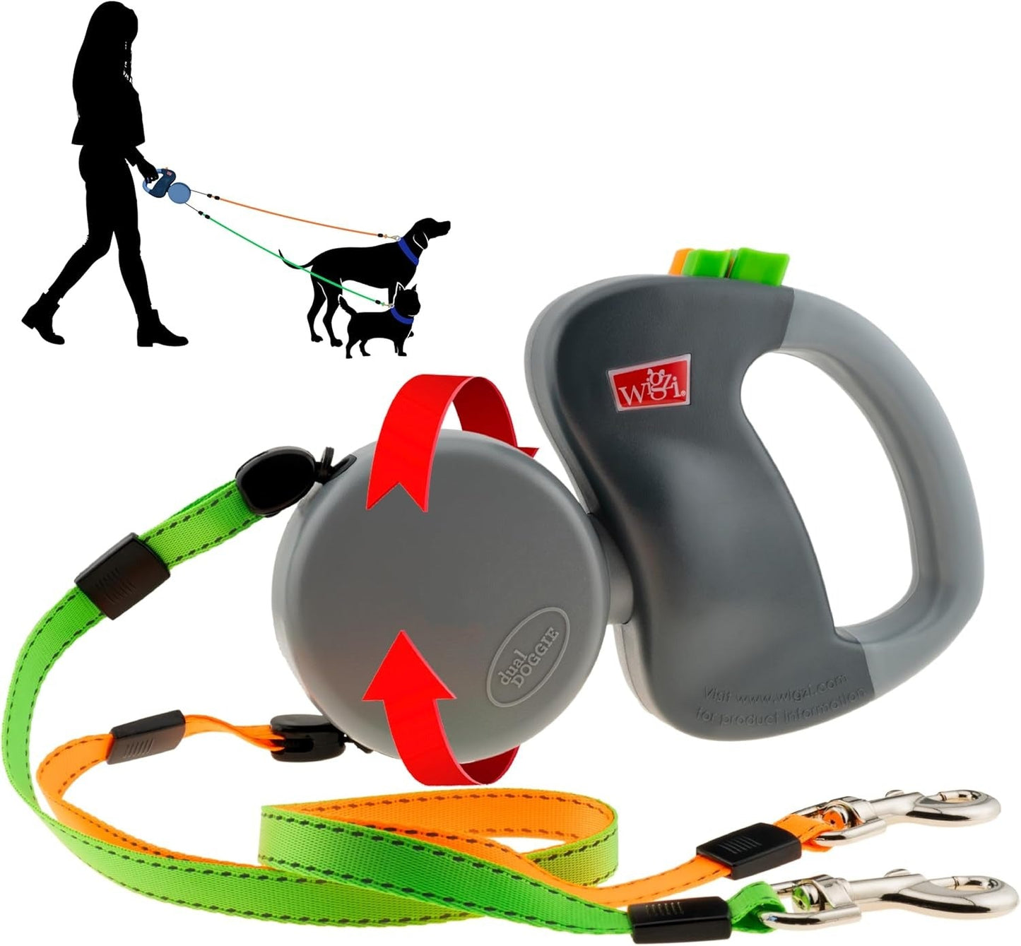 Cuddletail™ Dual Dog Leash