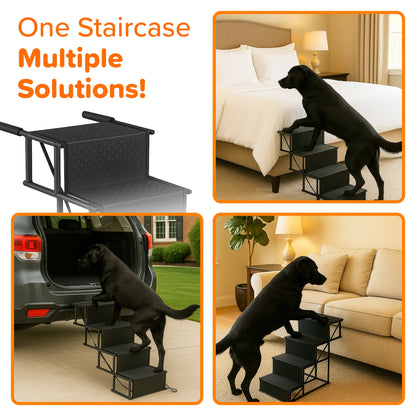 Cuddletail™ Foldable Pet Staircase