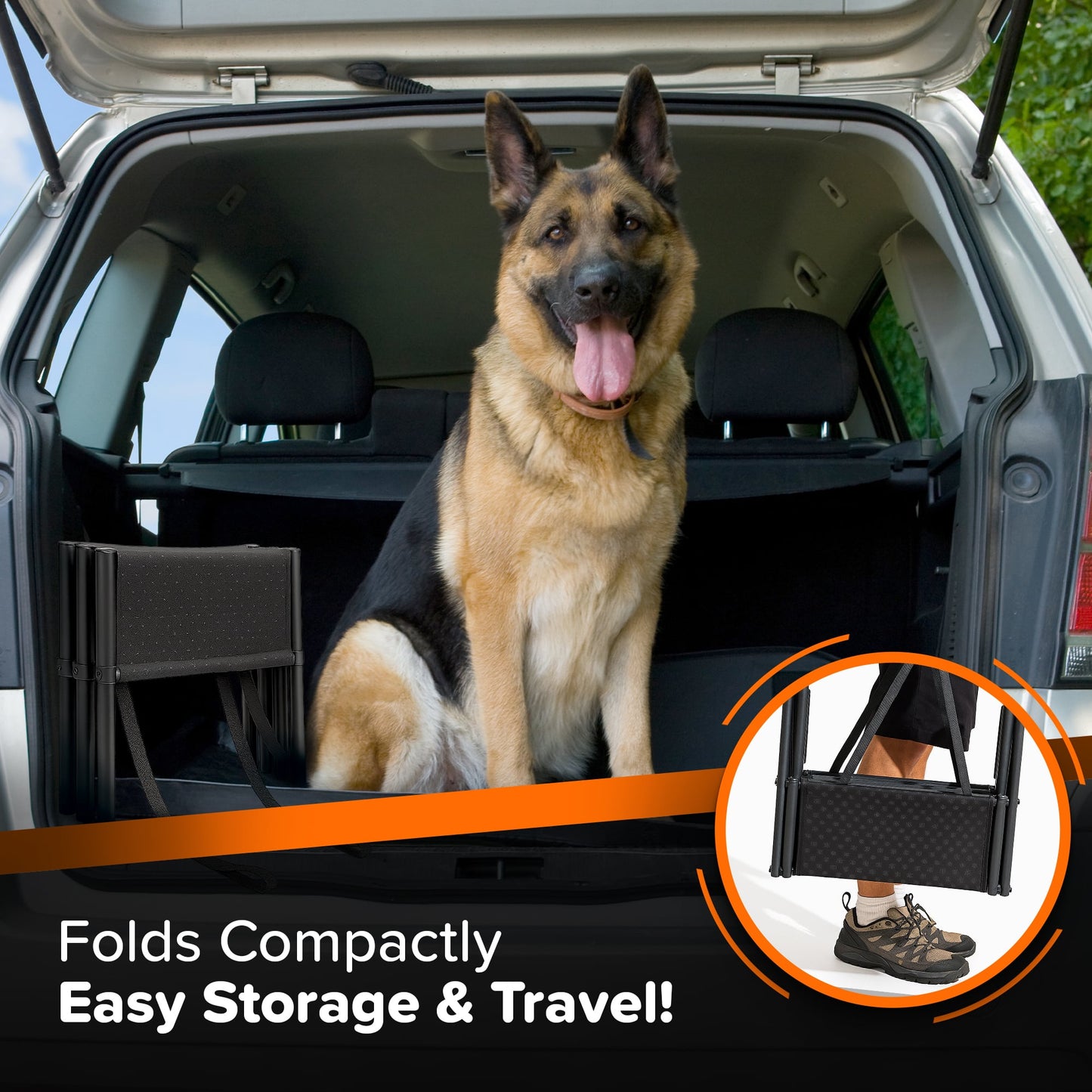 Cuddletail™ Foldable Pet Staircase