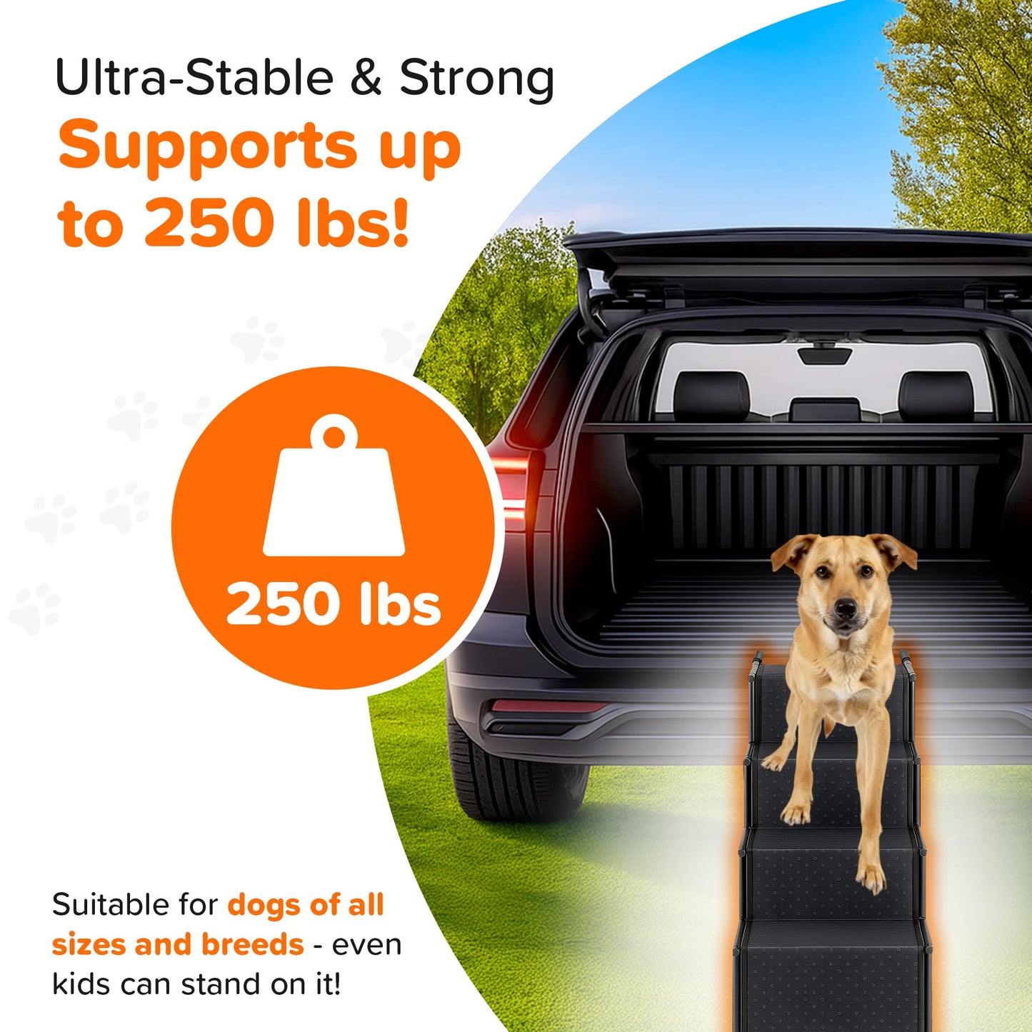 Cuddletail™ Foldable Pet Staircase