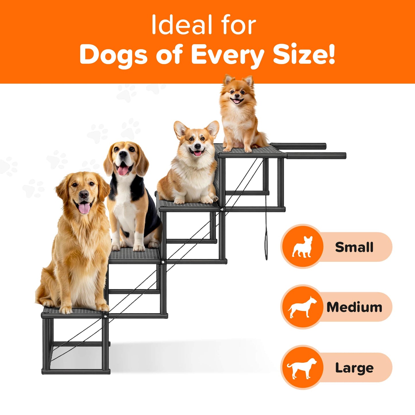 Cuddletail™ Foldable Pet Staircase