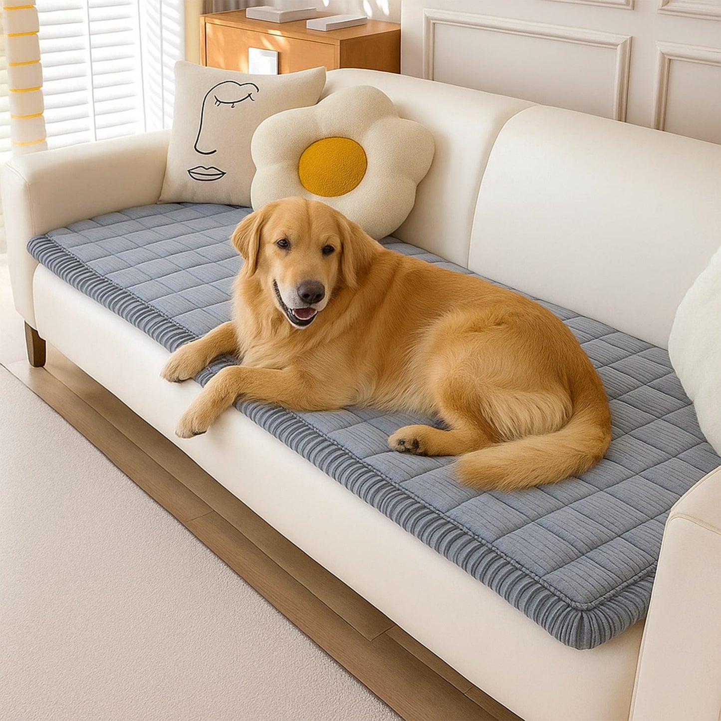 Cuddletail™ Plush Pet Couch Cover