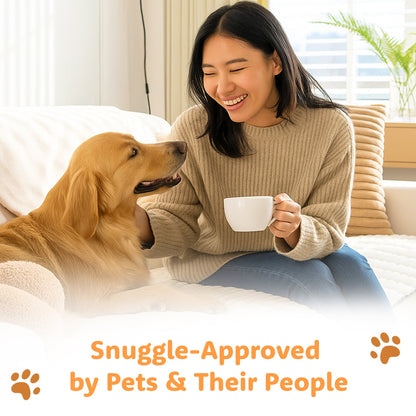 Cuddletail™ Plush Pet Couch Cover