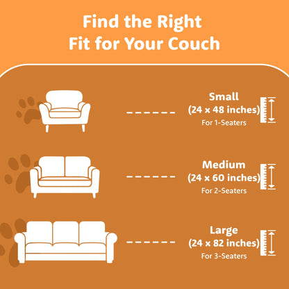Cuddletail™ Plush Pet Couch Cover
